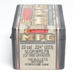 Barnes .224 / 22 55 Grain Multi-Purpose Green (100 Ct.)
