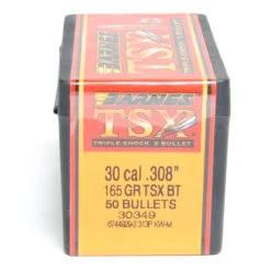 Barnes .308 / 30 165 Grain Triple-Shock X Boat Tail Bullet (50 Ct.)