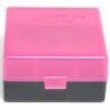 Berrys Ammo Box 222/223 Snap Hinged 100 #005 Pink/Black 50/Cs