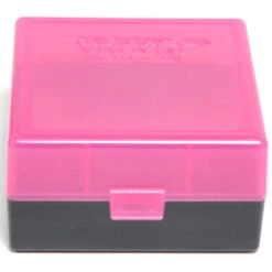 Berrys Ammo Box 222/223 Snap Hinged 100 #005 Pink/Black 50/Cs