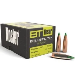 Nosler .308 / 30 180 Grain Spitzer Boat Tail (50 Ct.)