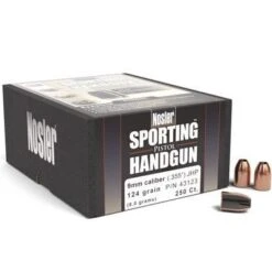 Nosler .355 / 9mm 124 Grain Jacketed Hollow Point (250 Ct.)