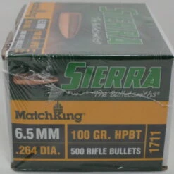 Sierra .264 / 6.5mm 100 Grain Boat Tail Hollow Point MatchKing (500 Ct.)