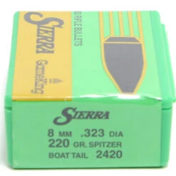 Sierra .323 / 8mm 220 Grain Spitzer GameKing (50 Ct.)