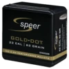 Speer .224 / 22 62 Grain Gold Dot Soft Point (100 Ct.) -Shooting Supply Store SPR22462GDB
