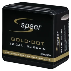 Speer .224 / 22 62 Grain Gold Dot Soft Point (100 Ct.)