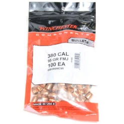 Winchester .356 / 380 95 Grain Full Metal Jacket (100 Ct.)